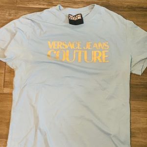 Versace light blue T-shirt